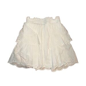 Jumping Beans White Eyelet A-Line Skirt